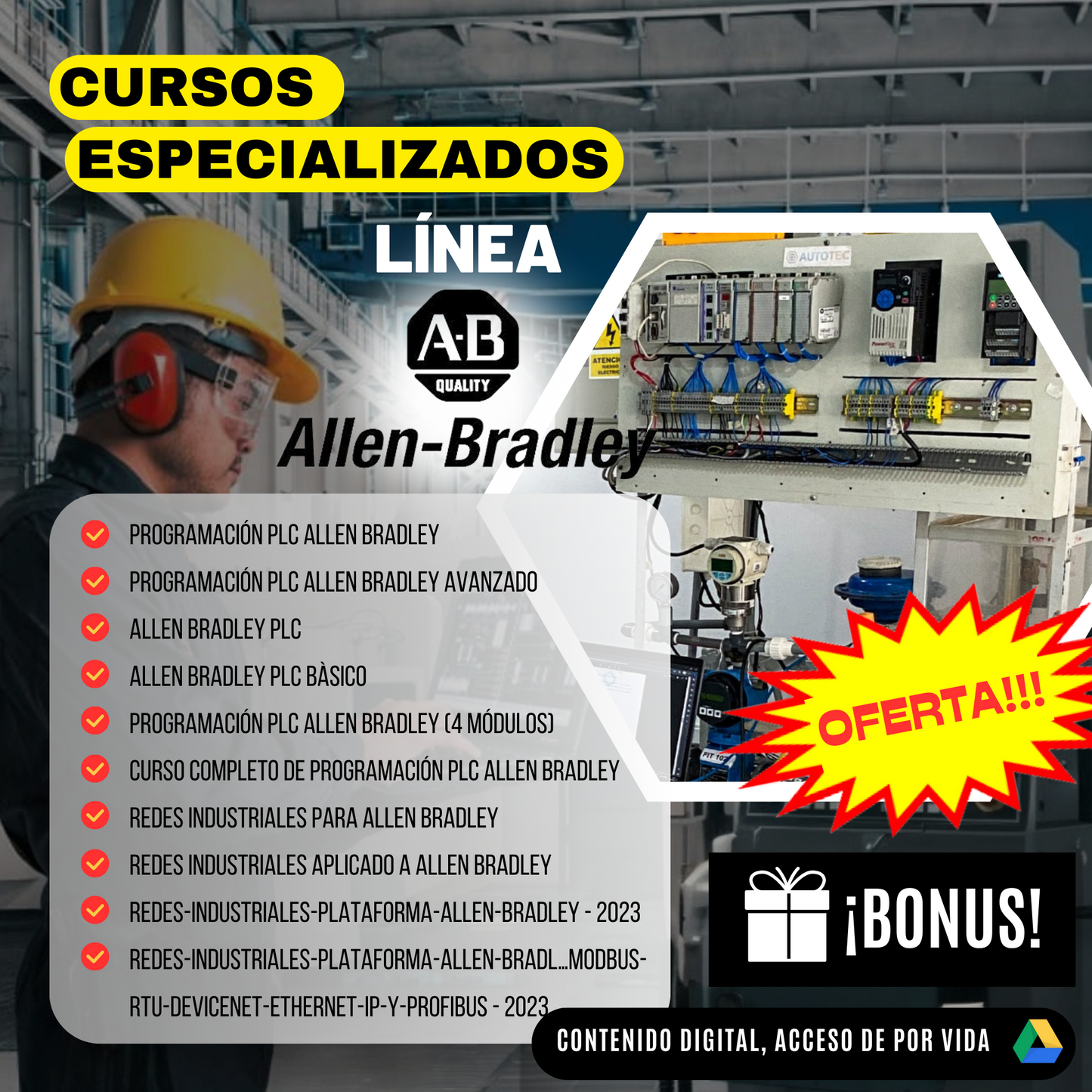 MEGA PACK 8X1 DE INGENIERIA DE CONTROL Y AUTOMATIZACION DE PROCESOS INDUSTRIALES