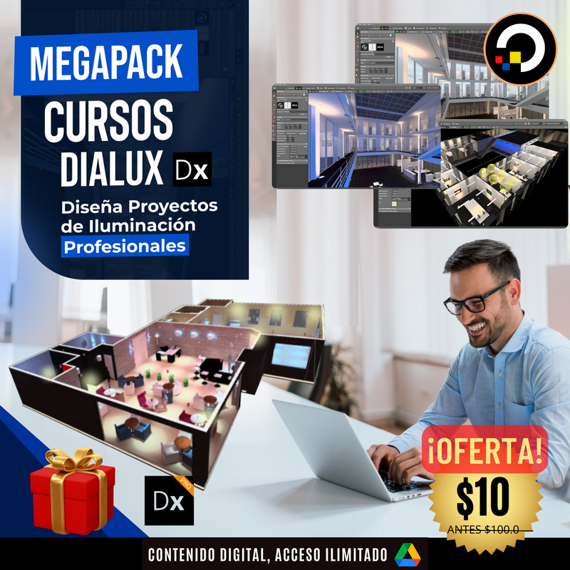 👷‍♂️🧰 MEGAPACK CURSOS DIALUX 👷‍♂️🧰